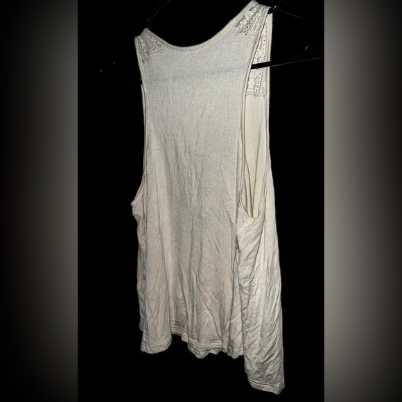 Beige/Cream Flowy (Front-Tie) Tilly’s Tank Top - Picture 4 of 4